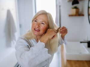 post-menopause hair changes